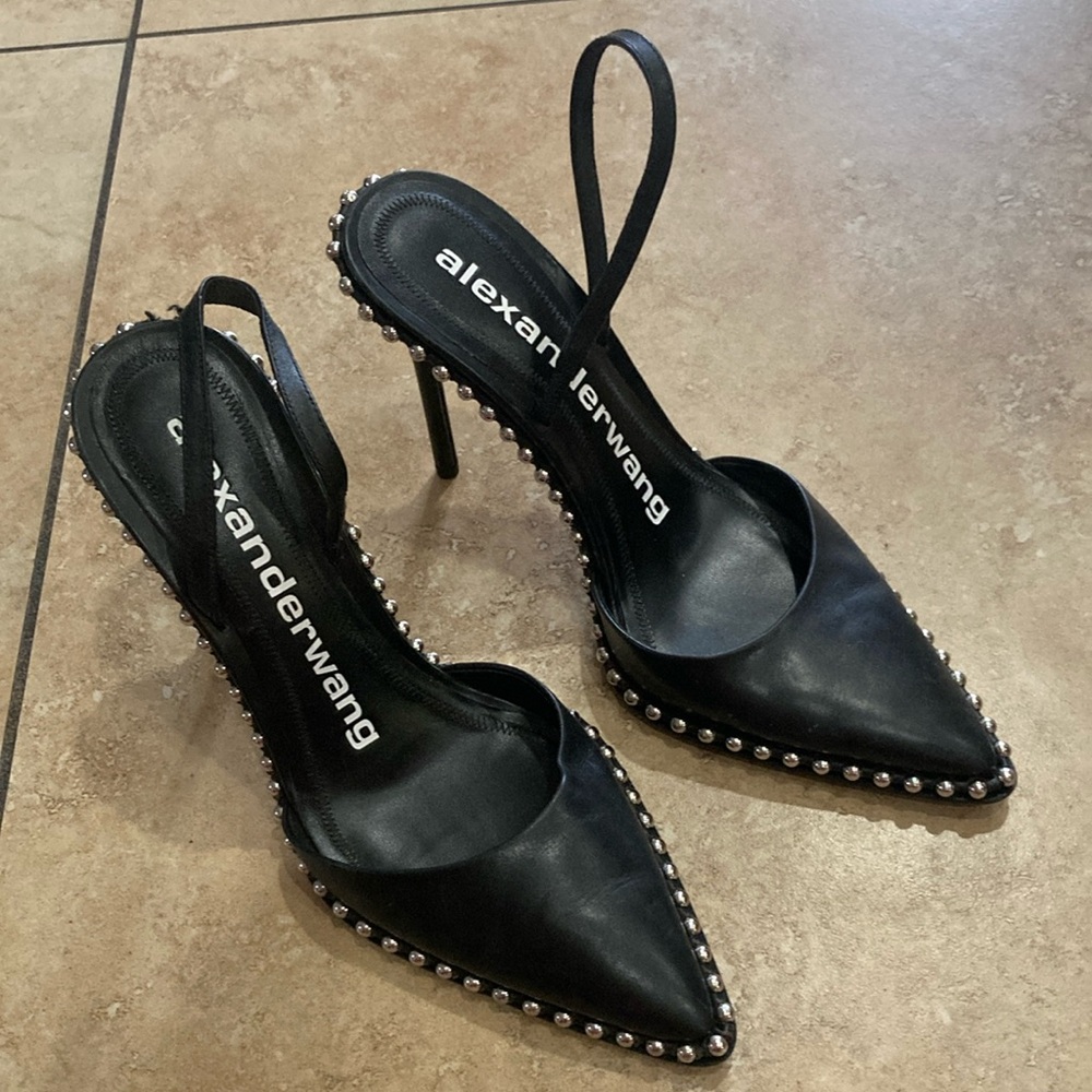 Alexander Wang Black Studded Women's Heels